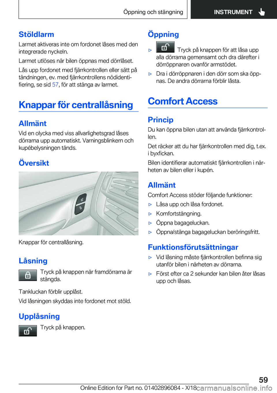 BMW X6 2019  InstruktionsbÖcker (in Swedish) �S�t�