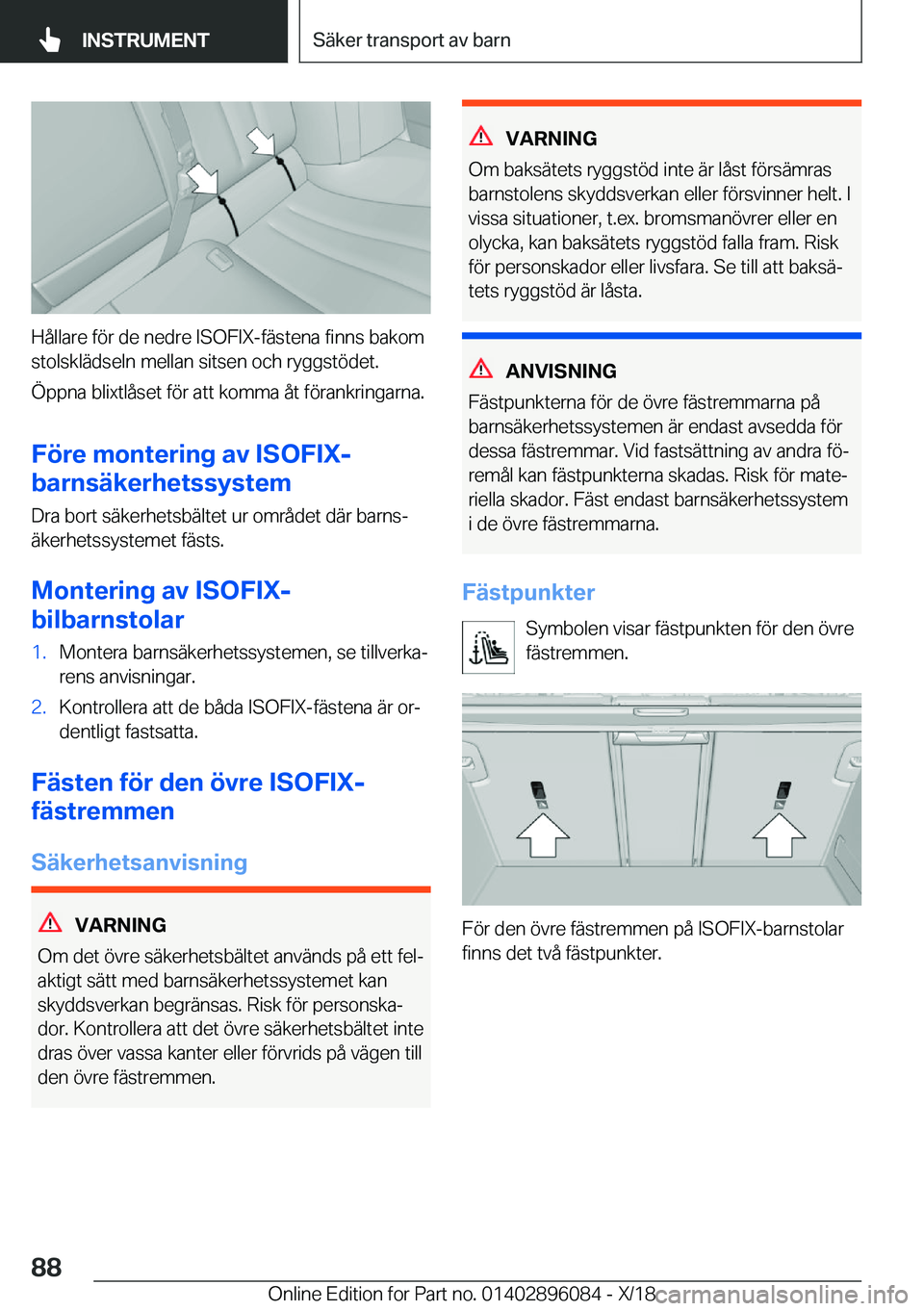BMW X6 2019  InstruktionsbÖcker (in Swedish) �H�å�l�l�a�r�e��f�