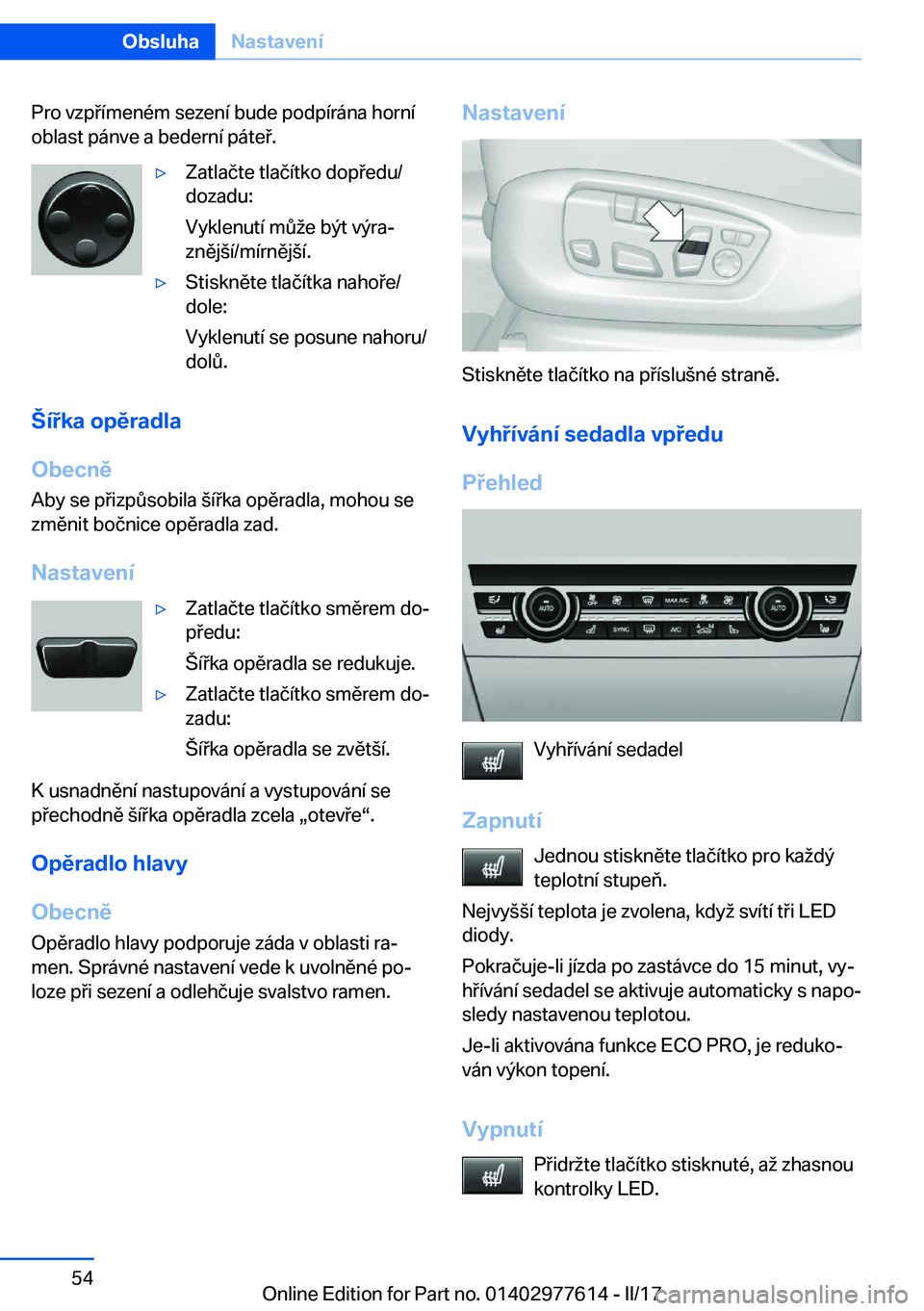 BMW X6 2017  Návod na použití (in Czech) �P�r�o� �v�z�p �