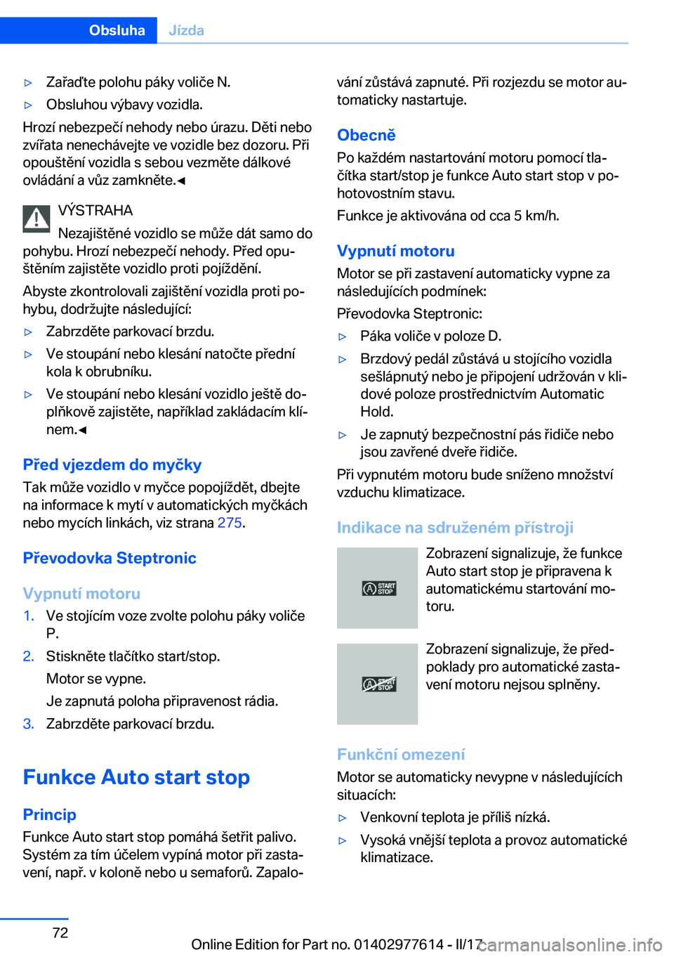 BMW X6 2017  Návod na použití (in Czech) 'y�Z�a �a�