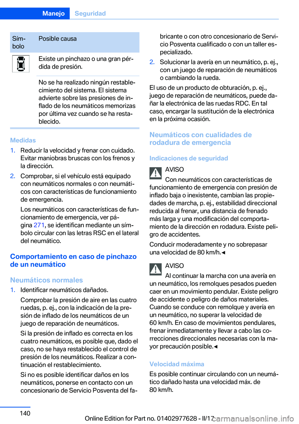 BMW X6 2017  Manuales de Empleo (in Spanish) �S�