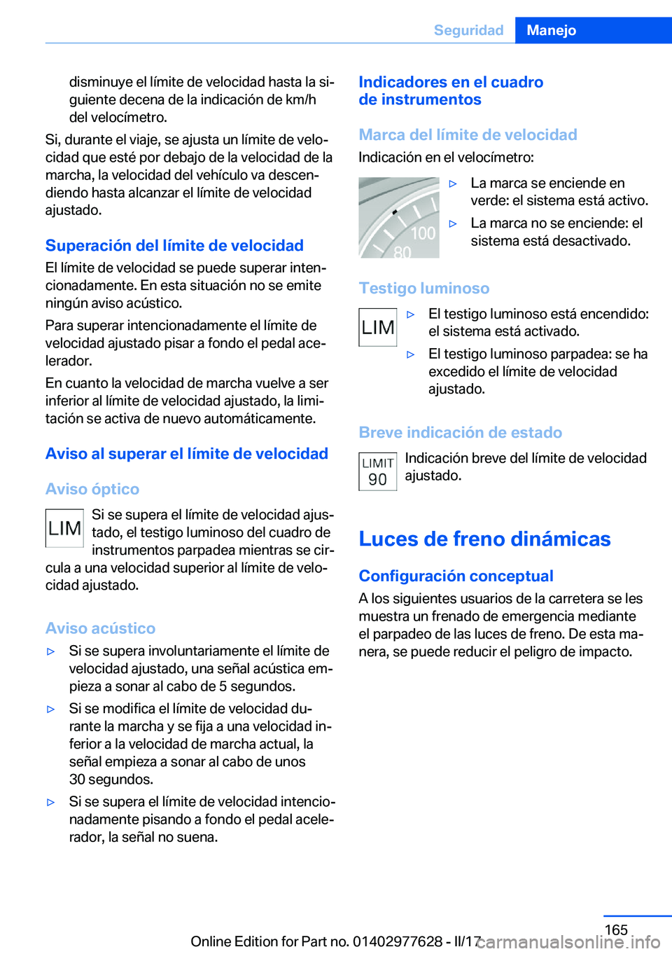 BMW X6 2017  Manuales de Empleo (in Spanish) �d�i�s�m�i�n�u�y�e� �e�l� �l�