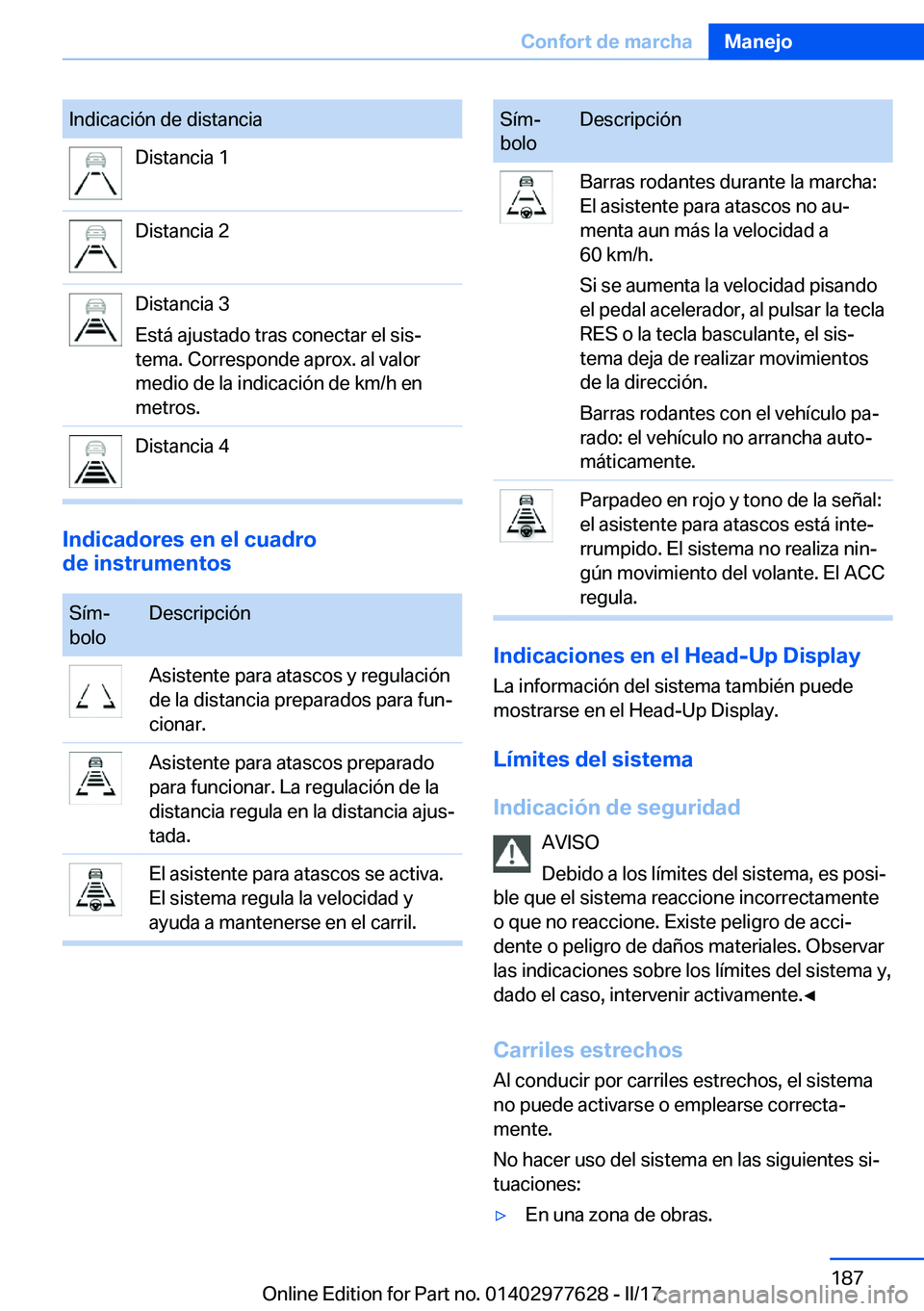 BMW X6 2017  Manuales de Empleo (in Spanish) �I�n�d�i�c�a�c�i�