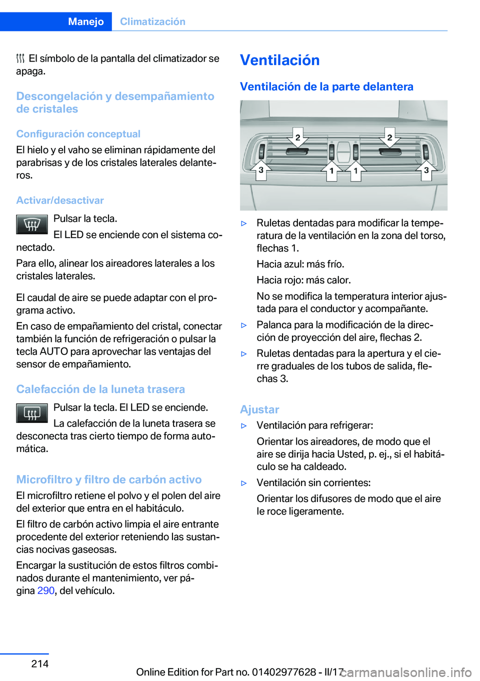 BMW X6 2017  Manuales de Empleo (in Spanish) � � �E�l� �s�