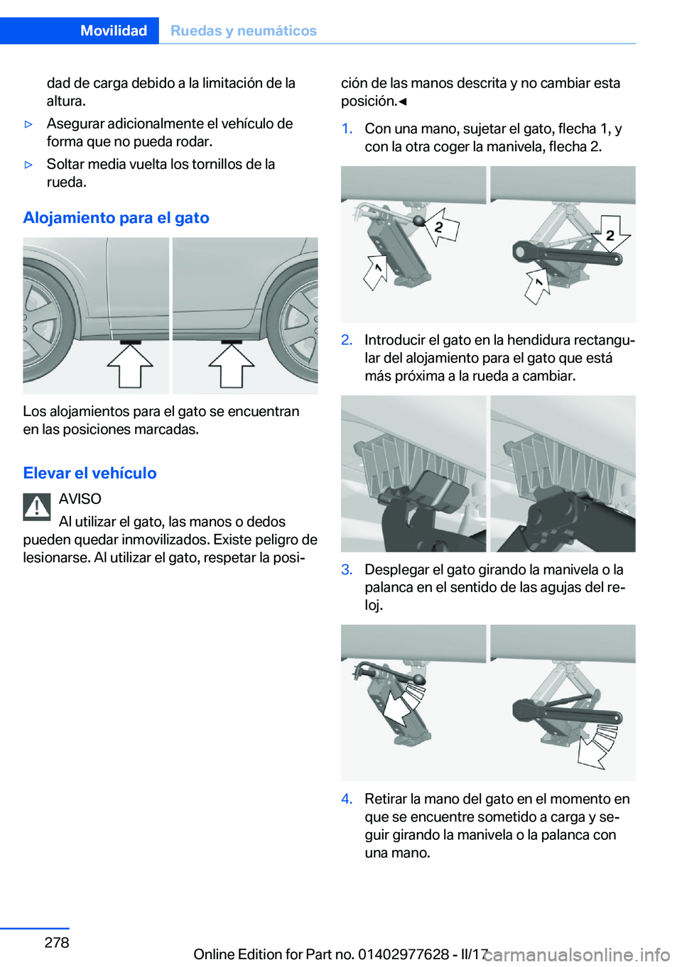 BMW X6 2017  Manuales de Empleo (in Spanish) �d�a�d� �d�e� �c�a�r�g�a� �d�e�b�i�d�o� �a� �l�a� �l�i�m�i�t�a�c�i�