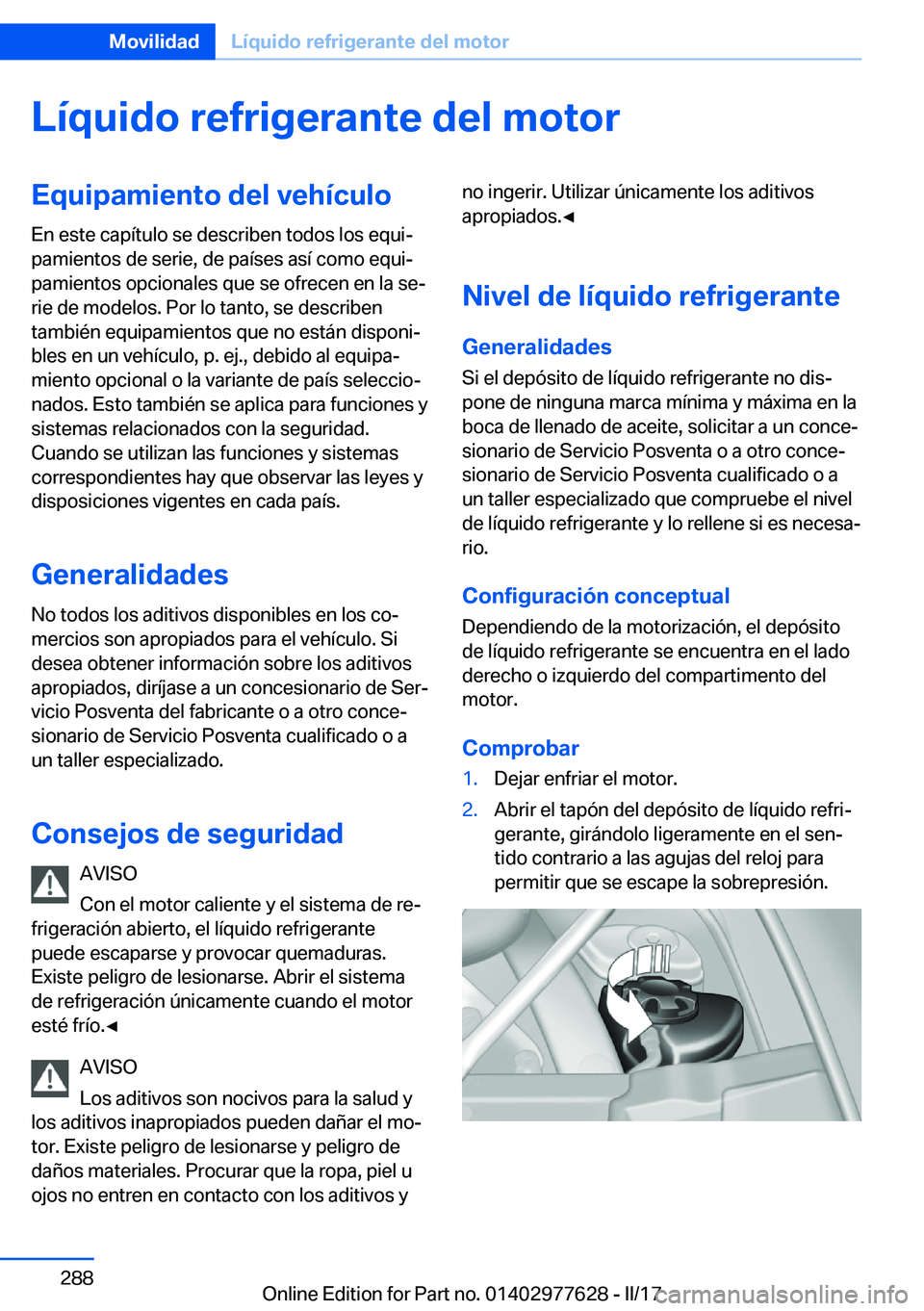 BMW X6 2017  Manuales de Empleo (in Spanish) �L�