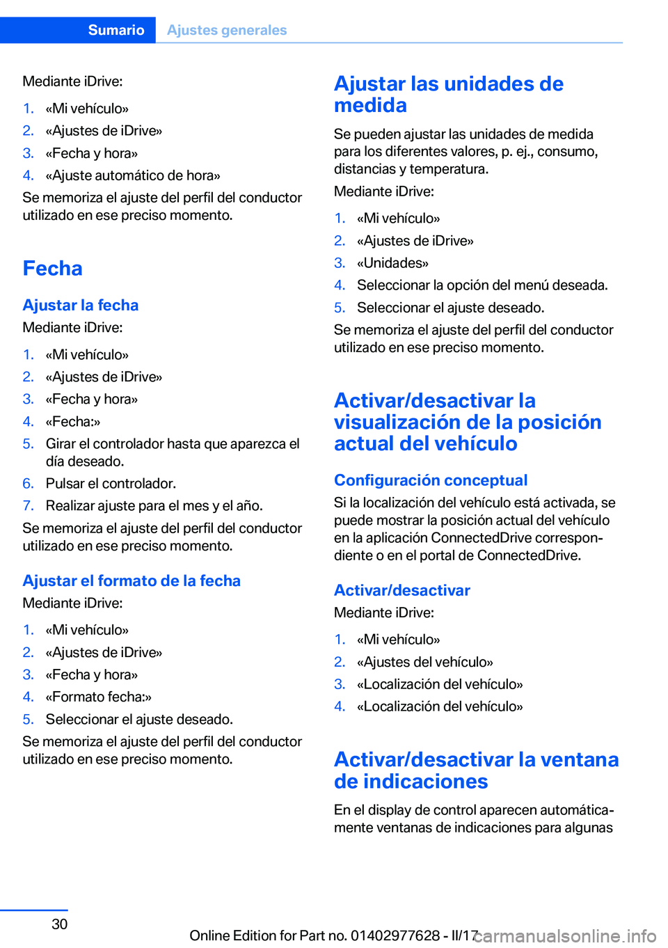 BMW X6 2017  Manuales de Empleo (in Spanish) �M�e�d�i�a�n�t�e� �i�D�r�i�v�e�:�1�.�«�M�i� �v�e�h�