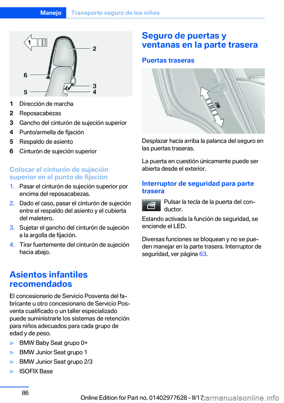 BMW X6 2017  Manuales de Empleo (in Spanish) �1�D�i�r�e�c�c�i�