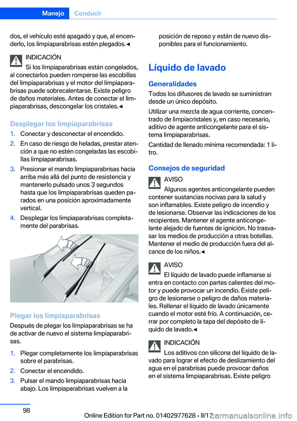 BMW X6 2017  Manuales de Empleo (in Spanish) �d�o�s�,� �e�l� �v�e�h�