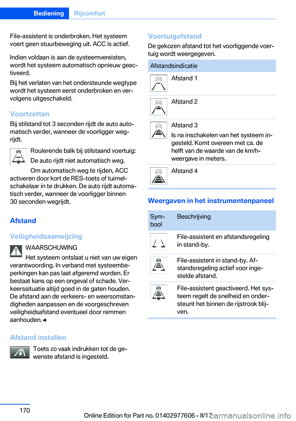 BMW X6 2017  Instructieboekjes (in Dutch) �F�i�l�e�-�a�s�s�i�s�t�e�n�t� �i�s� �o�n�d�e�r�b�r�o�k�e�n�.� �H�e�t� �s�y�s�t�e�e�m
�v�o�e�r�t� �g�e�e�n� �s�t�u�u�r�b�e�w�e�g�i�n�g� �u�i�t�.� �A�C�C� �i�s� �a�c�t�i�e�f�.
�I�n�d�i�e�n� �v�o�l�d�a�a