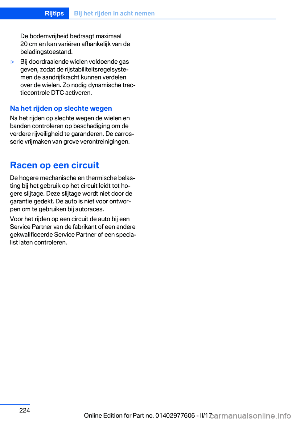 BMW X6 2017  Instructieboekjes (in Dutch) �D�e� �b�o�d�e�m�v�r�i�j�h�e�i�d� �b�e�d�r�a�a�g�t� �m�a�x�i�m�a�a�l
�2�0� �c�m� �e�n� �k�a�n� �v�a�r�i�