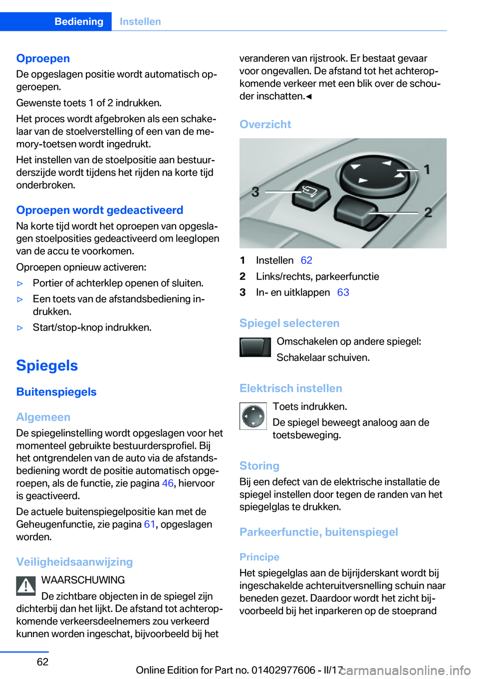 BMW X6 2017  Instructieboekjes (in Dutch) �O�p�r�o�e�p�e�n�D�e� �o�p�g�e�s�l�a�g�e�n� �p�o�s�i�t�i�e� �w�o�r�d�t� �a�u�t�o�m�a�t�i�s�c�h� �o�pj
�g�e�r�o�e�p�e�n�.
�G�e�w�e�n�s�t�e� �t�o�e�t�s� �1� �o�f� �2� �i�n�d�r�u�k�k�e�n�.
�H�e�t� �p�r�