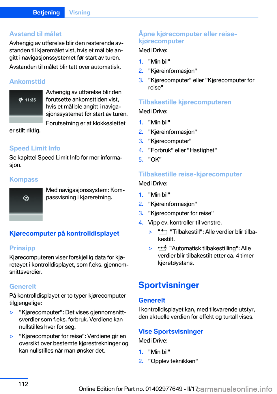 BMW X6 2017  InstruksjonsbØker (in Norwegian) �A�v�s�t�a�n�d��t�i�l��m�å�l�e�t
�A�v�h�e�n�g�i�g� �a�v� �u�t�f�