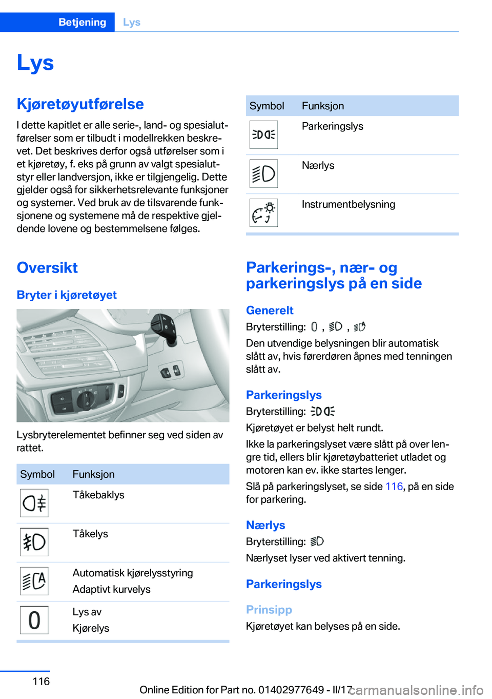 BMW X6 2017  InstruksjonsbØker (in Norwegian) �L�y�s�K�j�