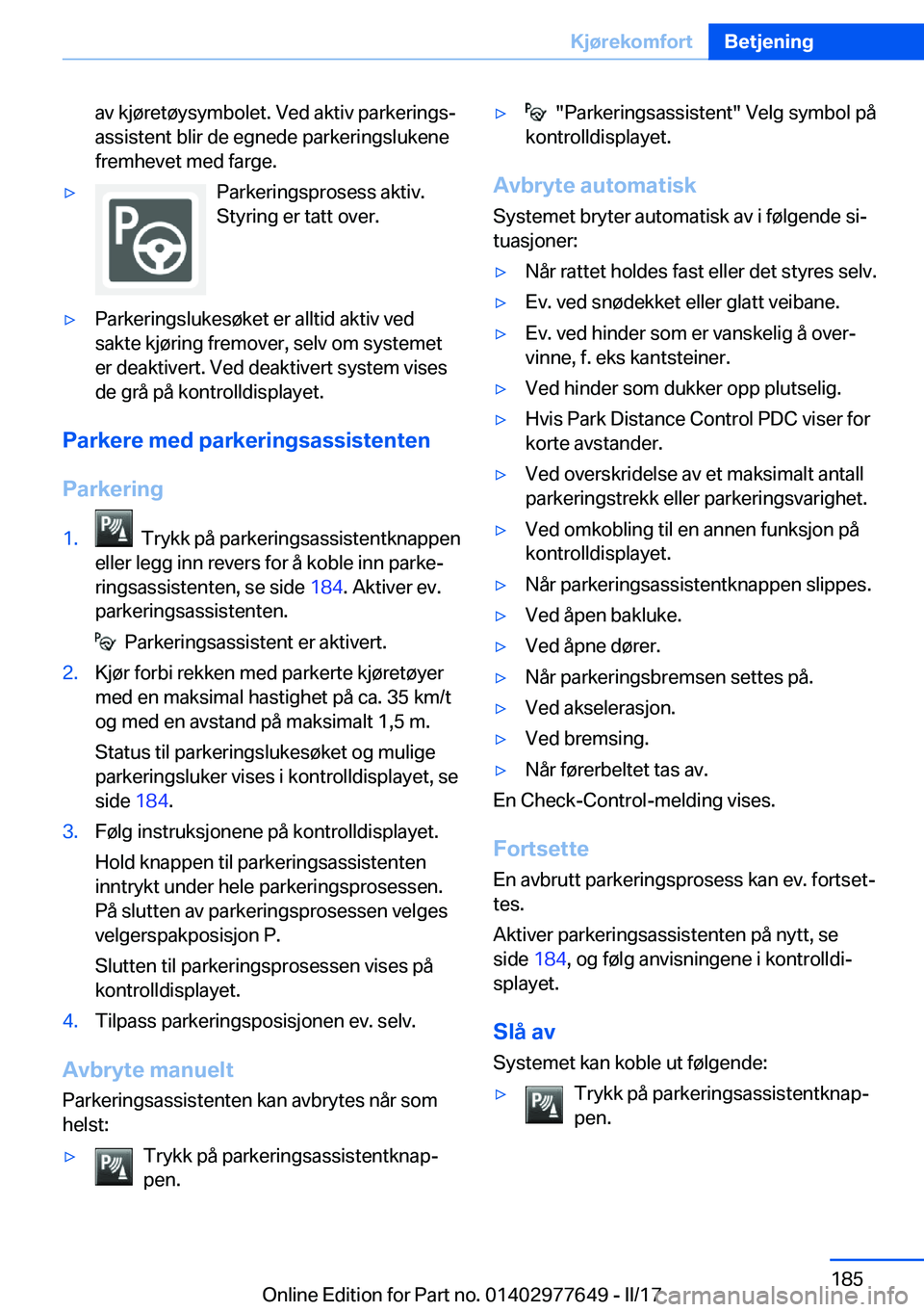 BMW X6 2017  InstruksjonsbØker (in Norwegian) �a�v� �k�j�
