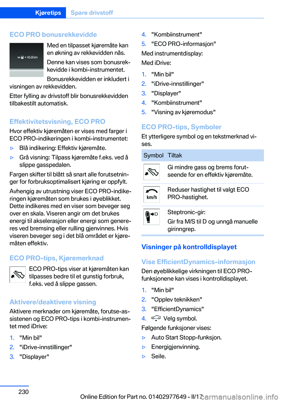 BMW X6 2017  InstruksjonsbØker (in Norwegian) �E�C�O��P�R�O��b�o�n�u�s�r�e�k�k�e�v�i�d�d�e�M�e�d� �e�n� �t�i�l�p�a�s�s�e�t� �k�j�