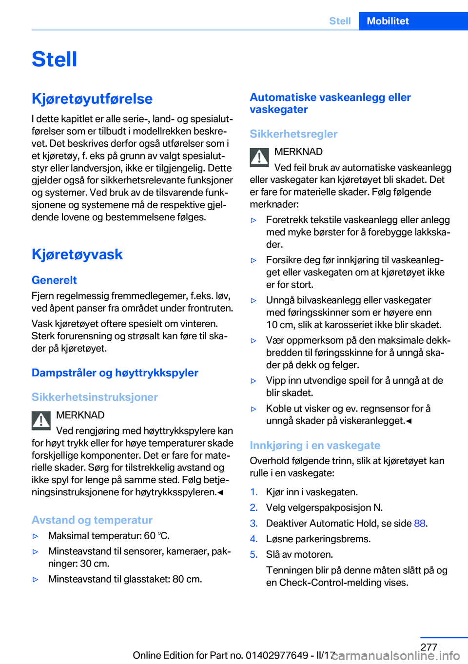 BMW X6 2017  InstruksjonsbØker (in Norwegian) �S�t�e�l�l�K�j�