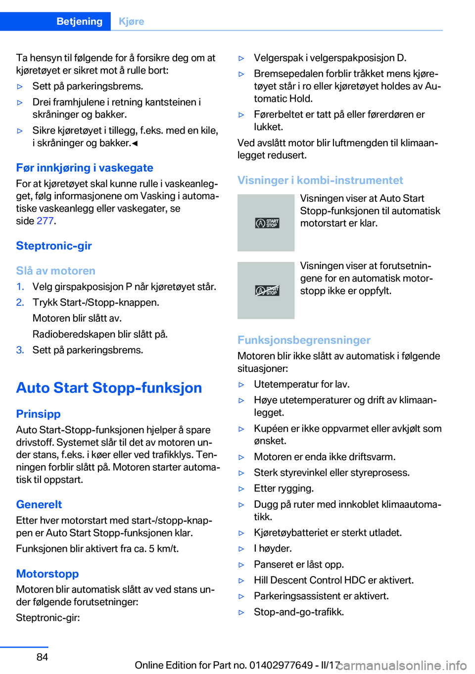 BMW X6 2017  InstruksjonsbØker (in Norwegian) �T�a� �h�e�n�s�y�n� �t�i�l� �f�