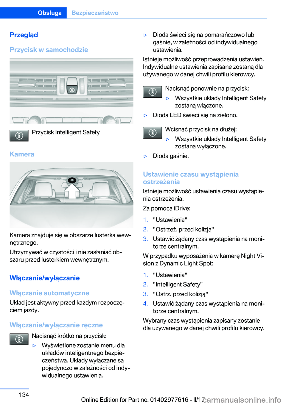 BMW X6 2017  Instrukcja obsługi (in Polish) �P�r�z�e�g�l�