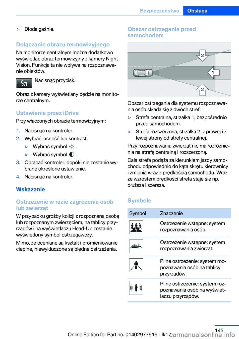 BMW X6 2017  Instrukcja obsługi (in Polish) 'y�D�i�o�d�a� �g�a �n�i�e�.
�D�o�ł�