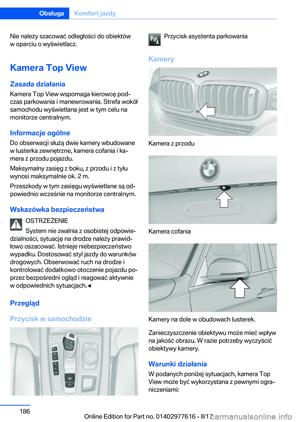 BMW X6 2017  Instrukcja obsługi (in Polish) �N�i�e� �n�a�l�e 9�y� �s�z�a�c�o�w�a�