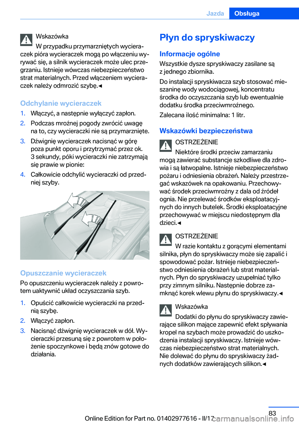 BMW X6 2017  Instrukcja obsługi (in Polish) �W�s�k�a�z�