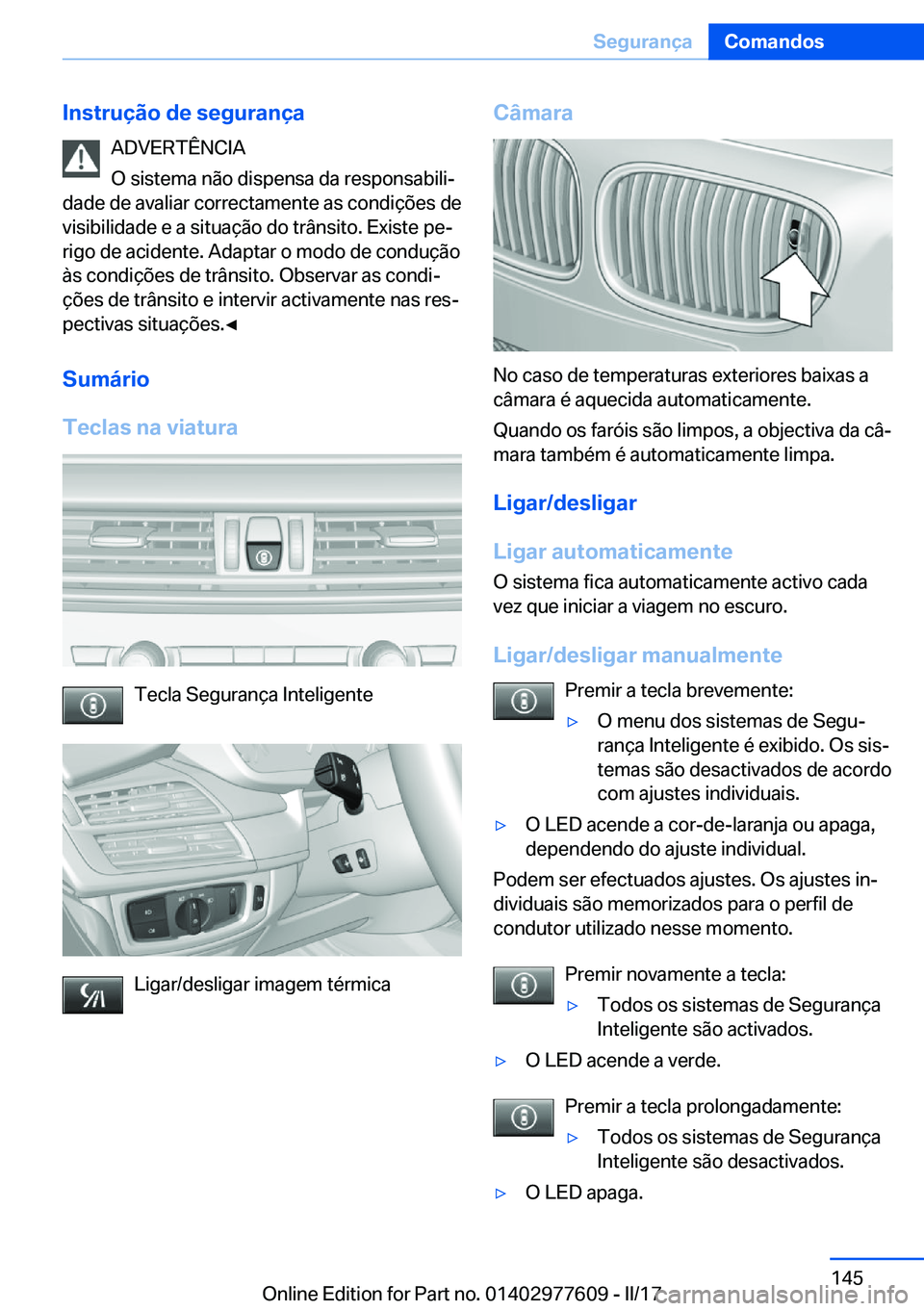 BMW X6 2017  Manual do condutor (in Portuguese) �I�n�s�t�r�u�