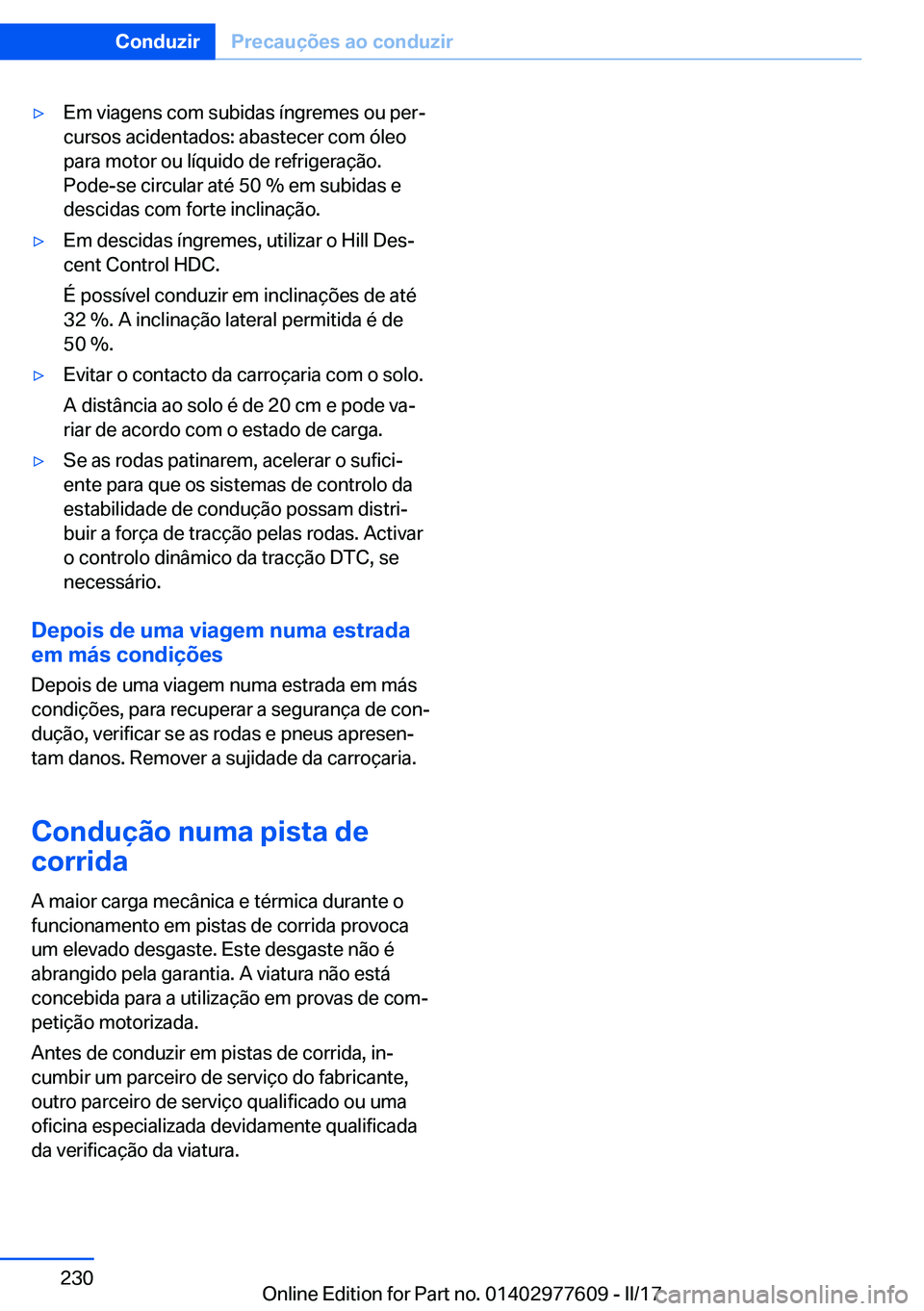 BMW X6 2017  Manual do condutor (in Portuguese) 'y�E�m� �v�i�a�g�e�n�s� �c�o�m� �s�u�b�i�d�a�s� �