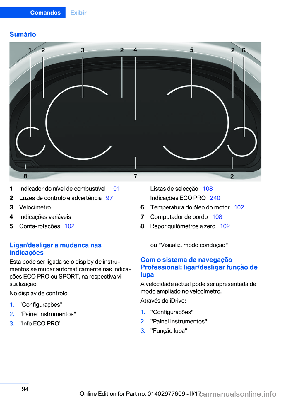 BMW X6 2017  Manual do condutor (in Portuguese) �S�u�m�á�r�i�o�1�I�n�d�i�c�a�d�o�r� �d�o� �n�
