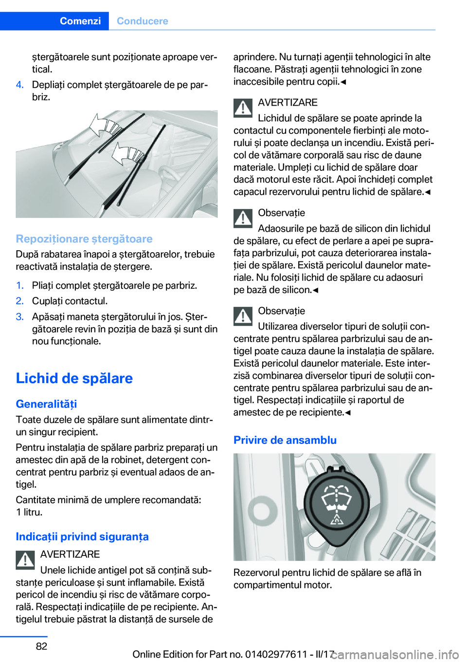 BMW X6 2017  Ghiduri De Utilizare (in Romanian)  &�t�e�r�g�