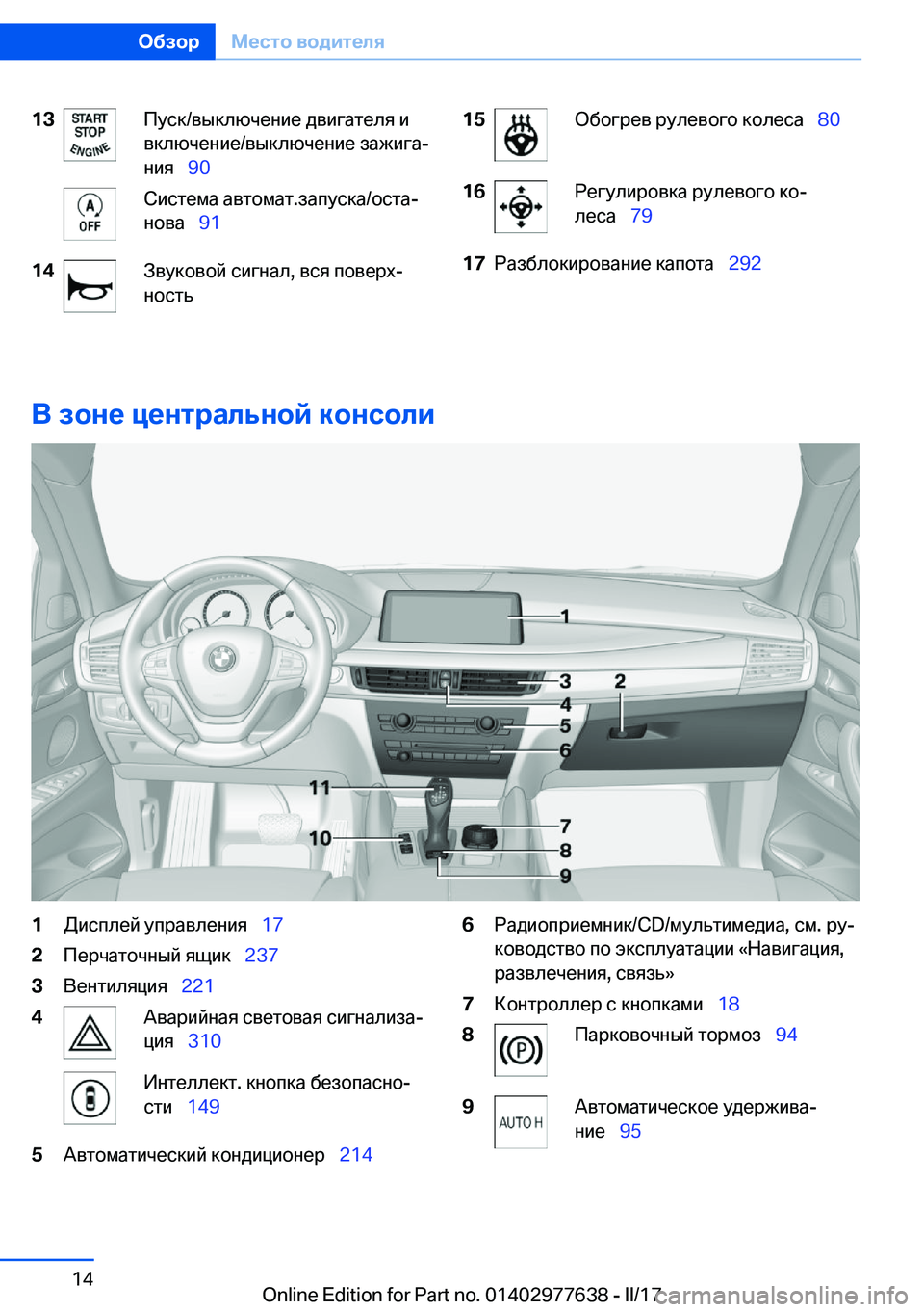 BMW X6 2017  Руково �1�3 