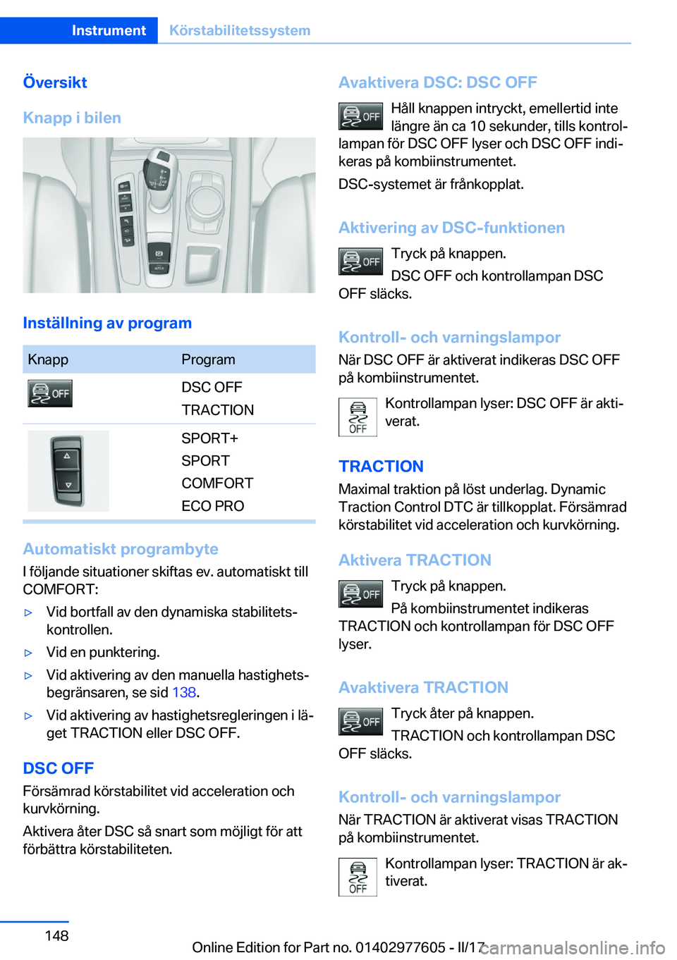 BMW X6 2017  InstruktionsbÖcker (in Swedish) �