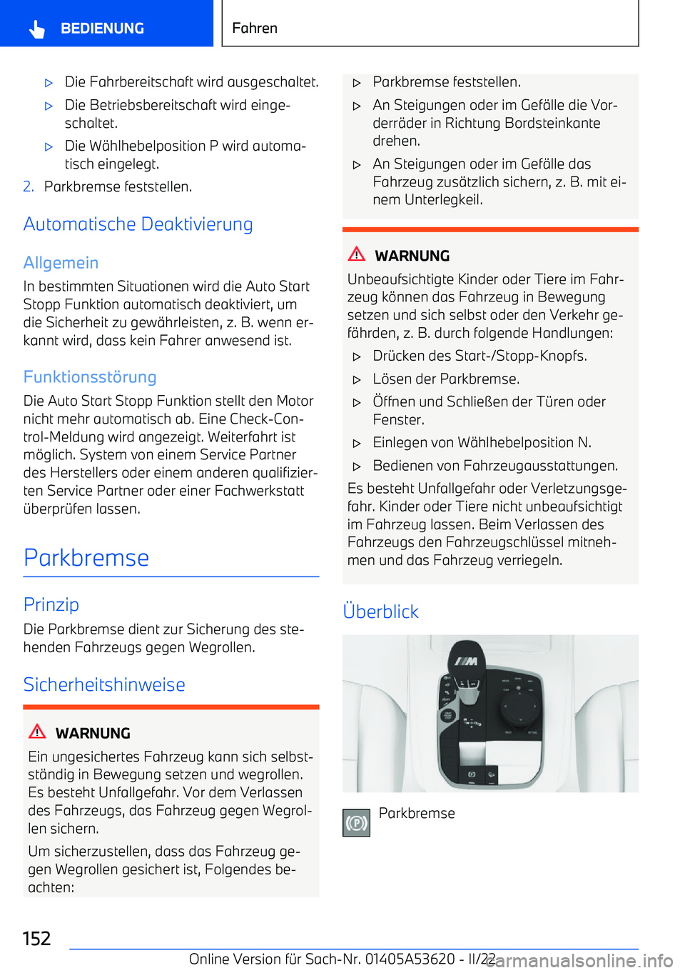 BMW X6 M 2022  Betriebsanleitungen (in German) 