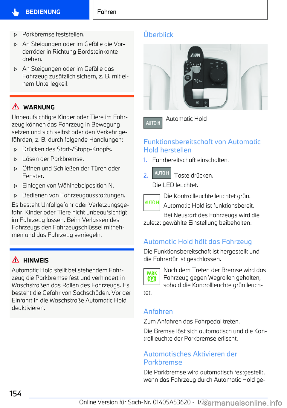 BMW X6 M 2022  Betriebsanleitungen (in German) 