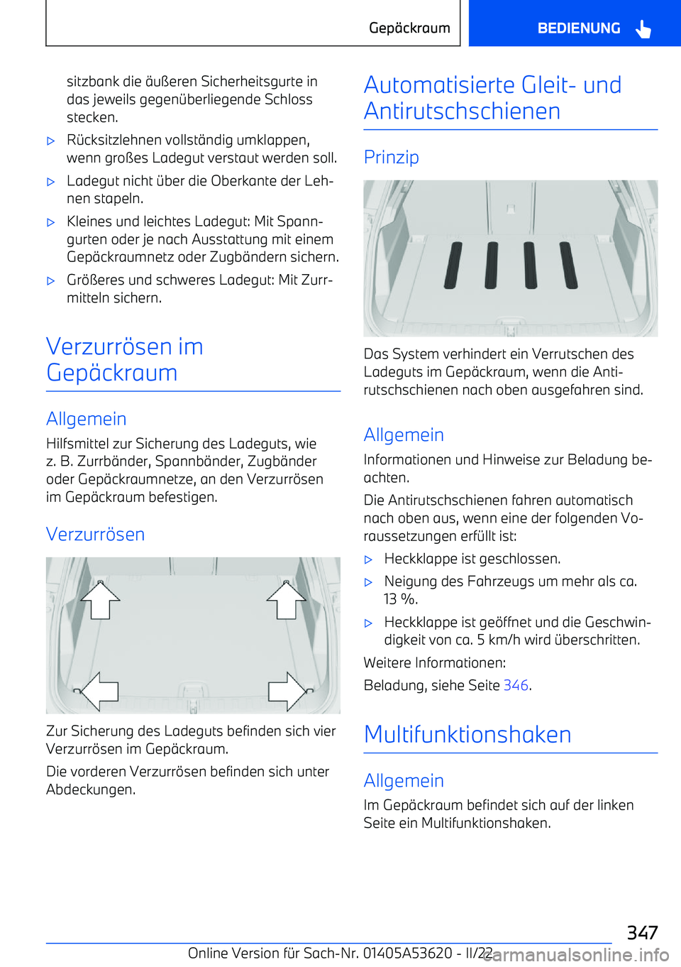 BMW X6 M 2022 Betriebsanleitungen (in German) sitzbank die BMW X6 M 2022 Betriebsanleitungen (in German) sitzbank die