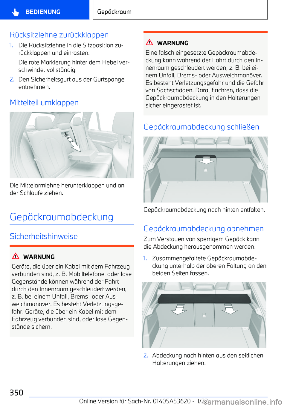 BMW X6 M 2022 Betriebsanleitungen (in German) R BMW X6 M 2022 Betriebsanleitungen (in German) R