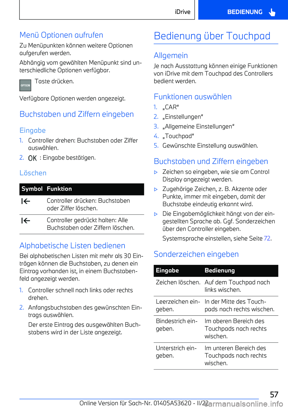 BMW X6 M 2022  Betriebsanleitungen (in German) Men