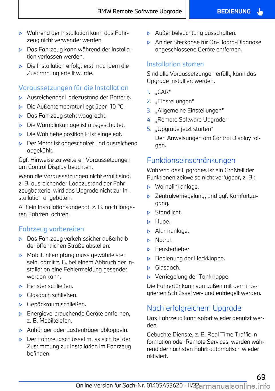 BMW X6 M 2022  Betriebsanleitungen (in German) 