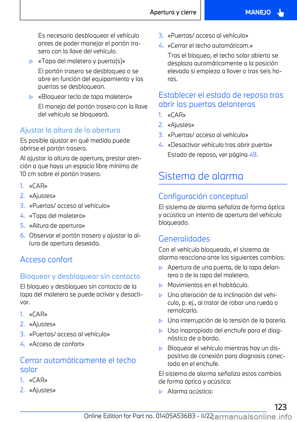BMW X6 M 2022 Manuales de Empleo (in Spanish) Es necesario desbloquear el veh BMW X6 M 2022 Manuales de Empleo (in Spanish) Es necesario desbloquear el veh