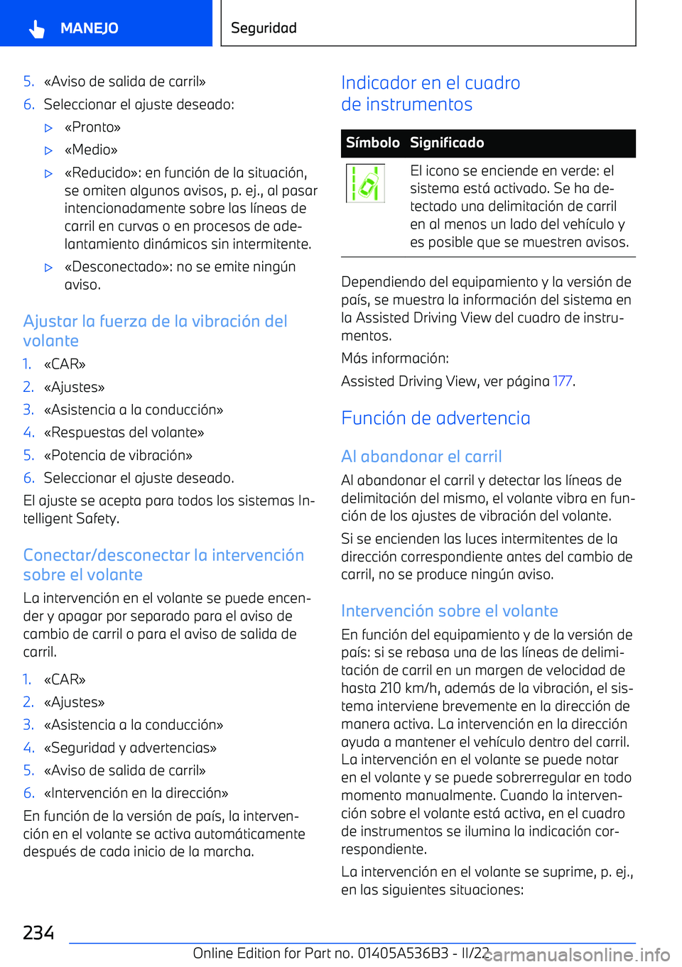BMW X6 M 2022 Manuales de Empleo (in Spanish) 5. BMW X6 M 2022 Manuales de Empleo (in Spanish) 5.