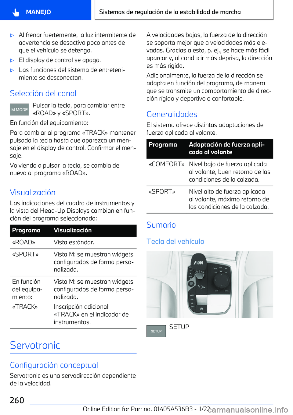 BMW X6 M 2022  Manuales de Empleo (in Spanish) 