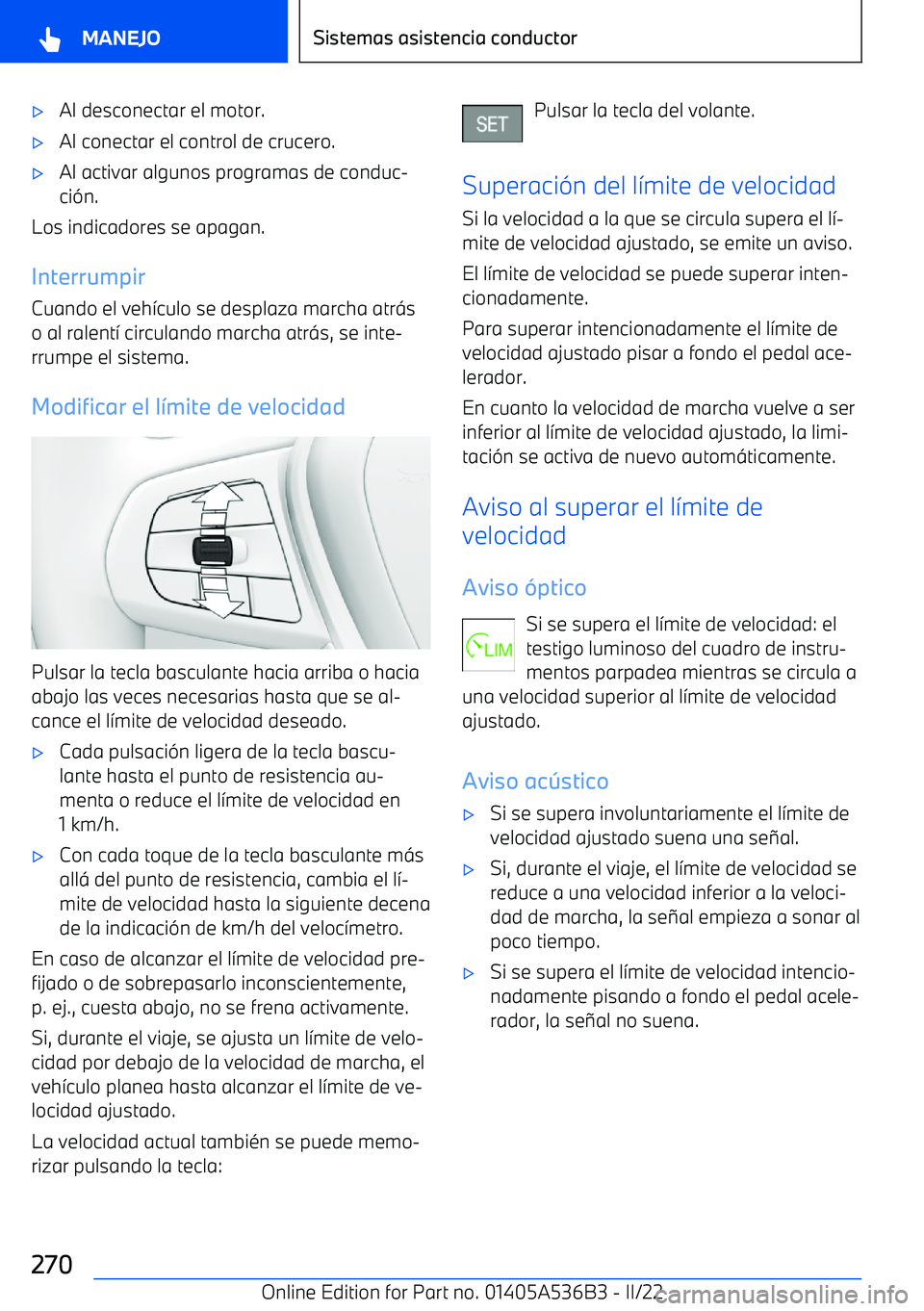 BMW X6 M 2022  Manuales de Empleo (in Spanish) 
