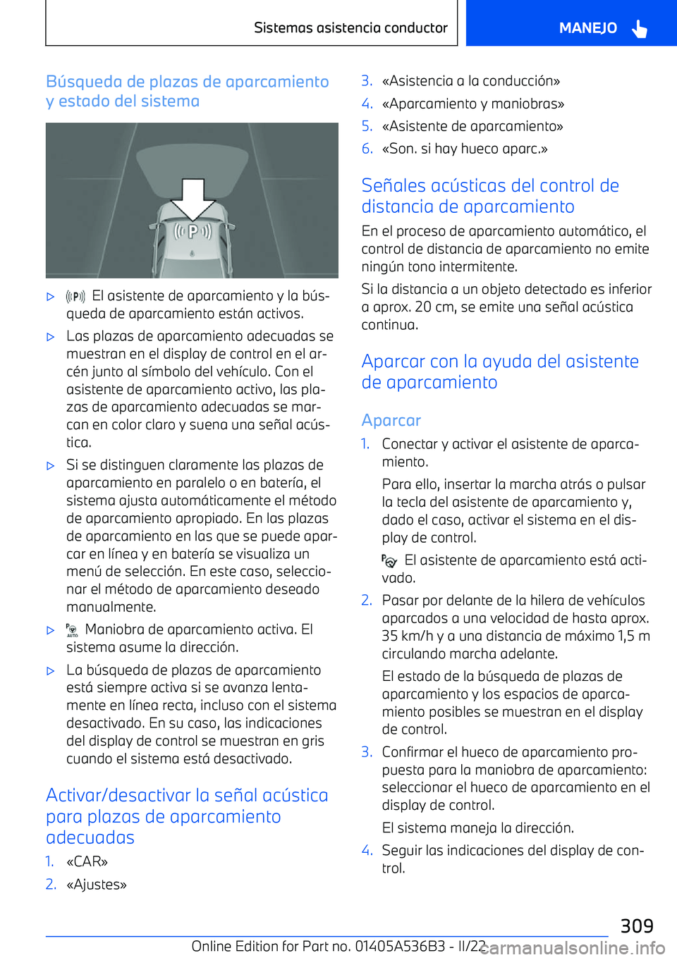 BMW X6 M 2022 Manuales de Empleo (in Spanish) B BMW X6 M 2022 Manuales de Empleo (in Spanish) B