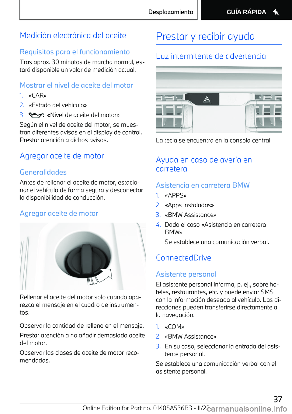 BMW X6 M 2022 Manuales de Empleo (in Spanish) Medici BMW X6 M 2022 Manuales de Empleo (in Spanish) Medici