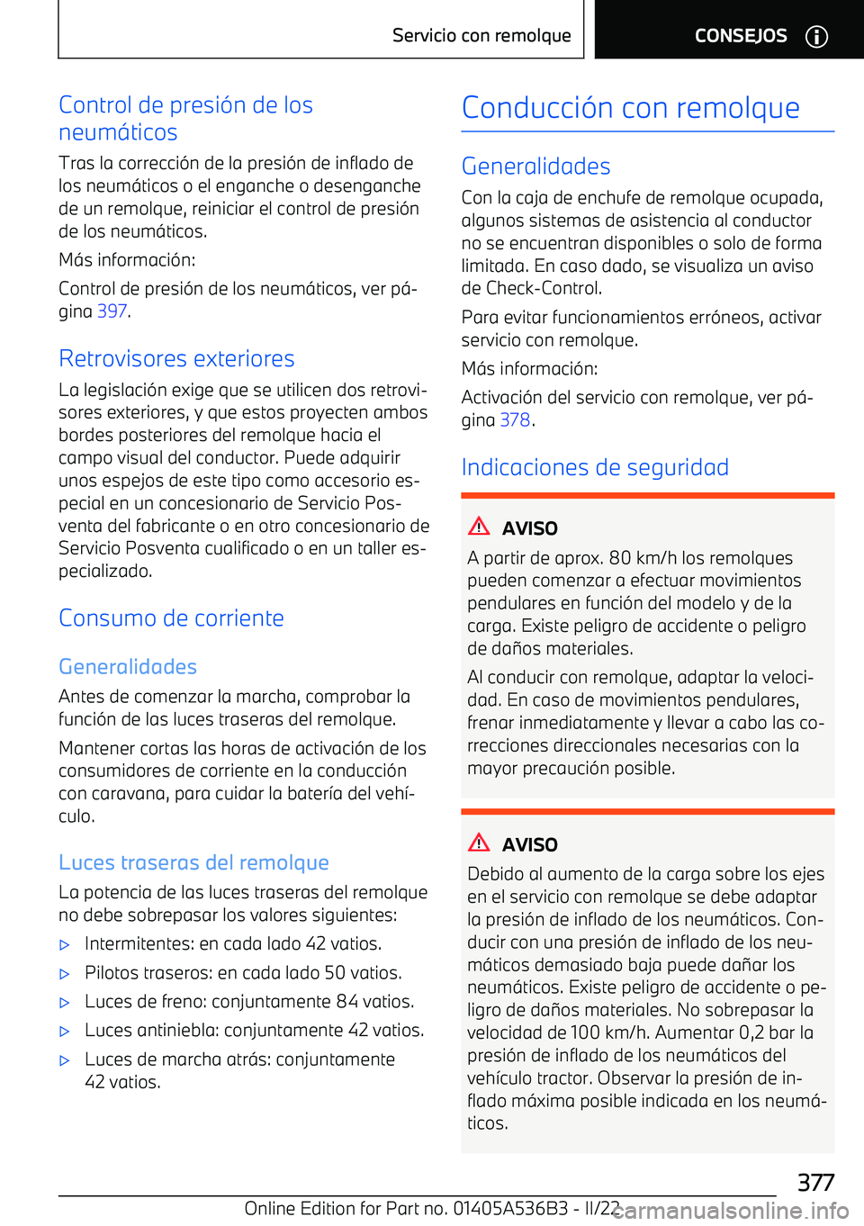 BMW X6 M 2022  Manuales de Empleo (in Spanish) Control de presi