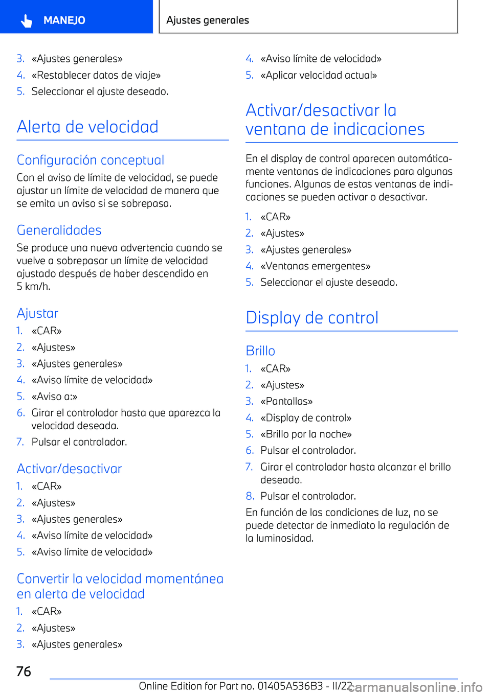 BMW X6 M 2022 Manuales de Empleo (in Spanish) 3. BMW X6 M 2022 Manuales de Empleo (in Spanish) 3.