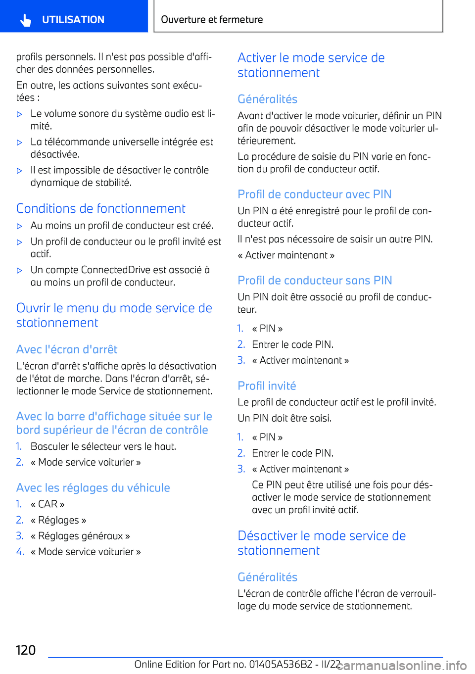 BMW X6 M 2022 Notices Demploi (in French) profils personnels. Il n BMW X6 M 2022 Notices Demploi (in French) profils personnels. Il n