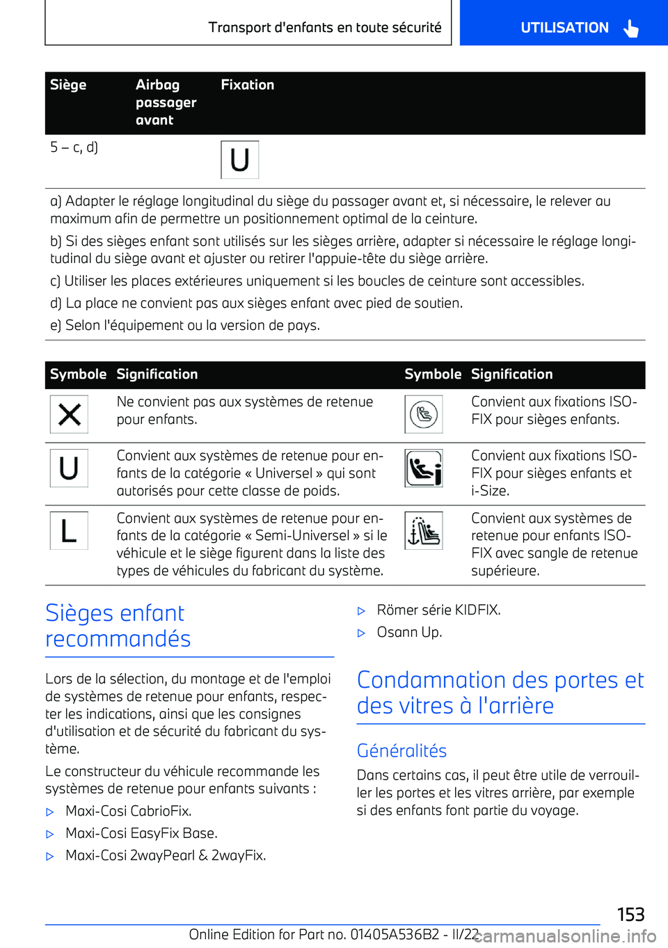 BMW X6 M 2022  Notices Demploi (in French) Si