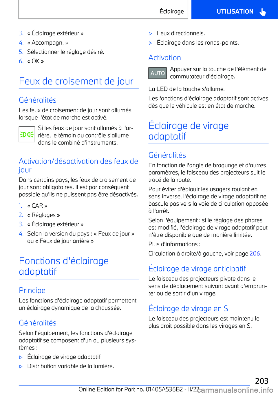 BMW X6 M 2022 Notices Demploi (in French) 3. BMW X6 M 2022 Notices Demploi (in French) 3.