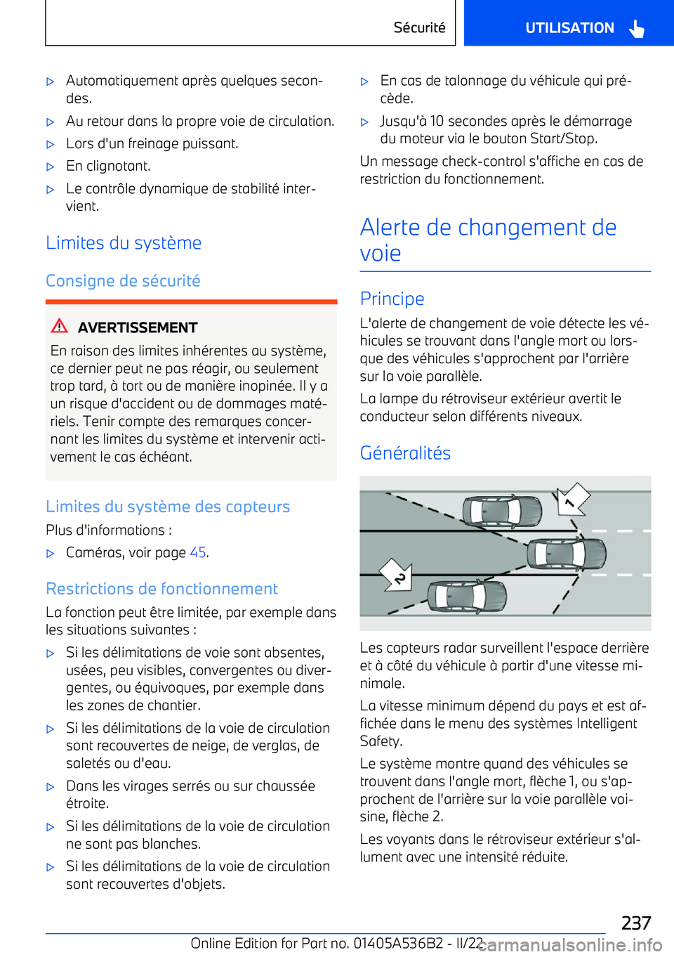 BMW X6 M 2022  Notices Demploi (in French) 